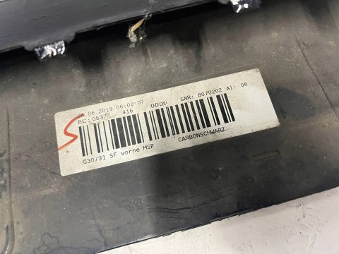 BMW 5 G30 G31 PRZED LIFT M PAKIET ZDERZAK PRZEDNI PRZÓD ORG BMW 5 G30 G31 PRZED LIFT M PAKIET ZDERZAK PRZEDNI PRZÓD ORG