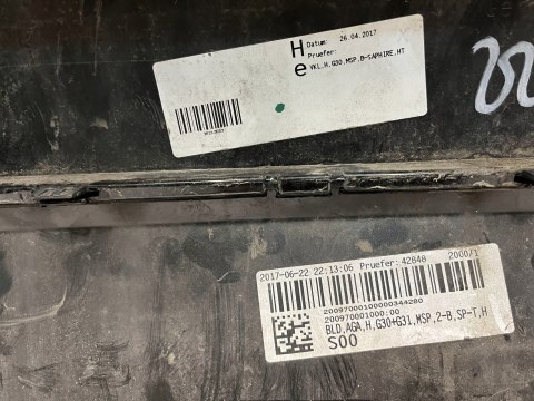 BMW 5 G30 SEDAN M PAKIET ZDERZAK TYŁ TYLNY ORG BMW 5 G30 SEDAN M PAKIET ZDERZAK TYŁ TYLNY ORG