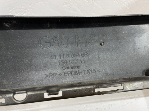 BMW 5er G60 G61 m paket Stoßstange vorne vordere 8084653 Original mb646 BMW 5er G60 G61 m paket Stoßstange vorne vordere 8084653 Original mb646