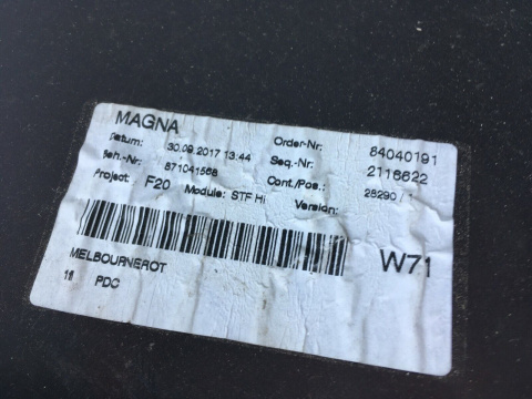 BMW 1er F20 LCI M paket Stoßstange hinten Original bg178 BMW 1er F20 LCI M paket Stoßstange hinten Original bg178