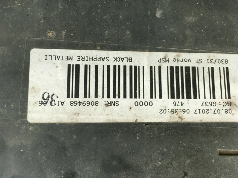 BMW 5er G30 G31 m paket Stoßstange vorne Original mb286 BMW 5er G30 G31 m paket Stoßstange vorne Original mb286
