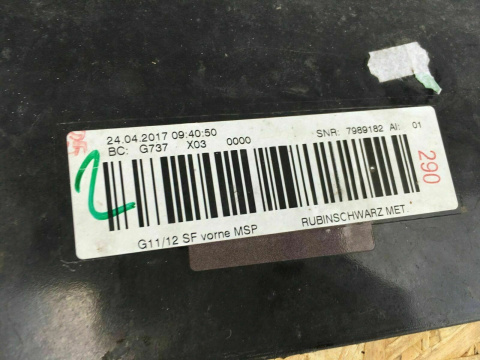 BMW 7er G11 G12 m paket Original Stoßstange vorne front bumper mb276 BMW 7er G11 G12 m paket Original Stoßstange vorne front bumper mb276
